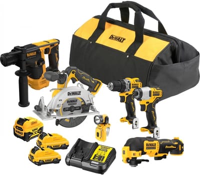 DeWALT 12V XR Serie - Gereedschapscombiset - Borstelloze Technologie - 6 Stuks - Ergonomisch Ontwerp