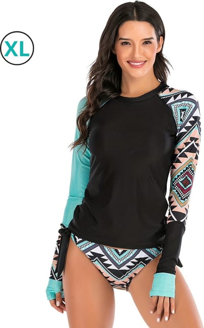 Bovista Rash Guard - Surf Shirt - Zwemkleding - UV Beschermende Kleding - Voor Zwemmen - Surfen - Duiken - XL