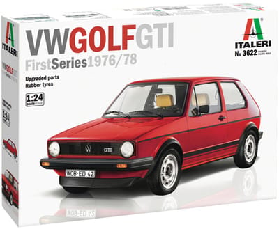 Italeri Modelbouwpakket Auto - 3622 Volkswagen Golf GTI First Series 1976/78 Car Plastic - 1:24 - Modelbouw