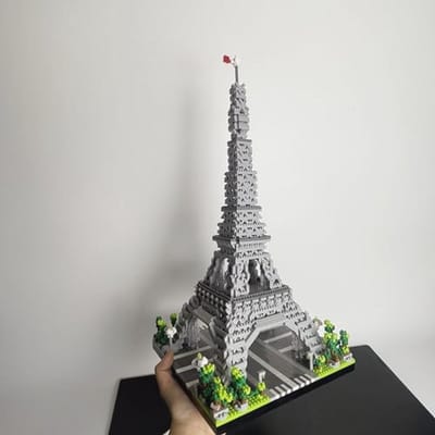 Bouwstenen Toren - Mini Blokken - Iconen Bouwen - Gedetailleerd Ontwerp - 396 cm Hoog - Meerdere Kleuren