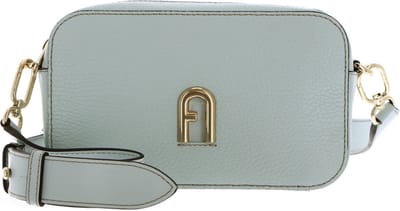 FURLA Leren Schoudertas Primula Mini Crossbody Bag Laguna Lichtblauw