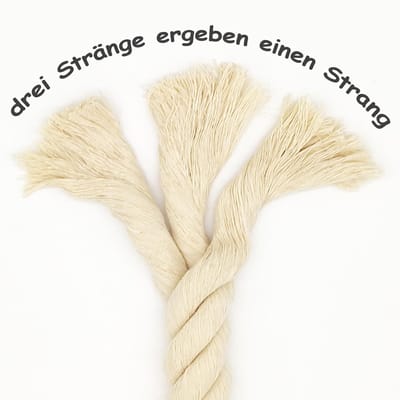 koord, macramégaren, katoenen touw voor doe-het-zelf handwerk, decoratieve projecten, huisdierspeelgoed (6 mm (5 m)
