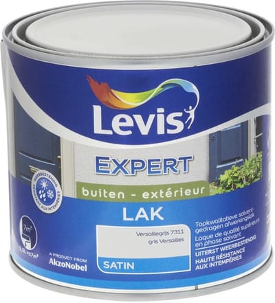 Levis - Expert Hout Lak Buiten Satin - Versailles Grijs - 0,5 L