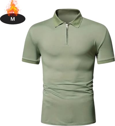 Livano Poloshirt Heren - T-Shirt Heren - Shirt - Overhemd - Polo Shirt - Groen - M