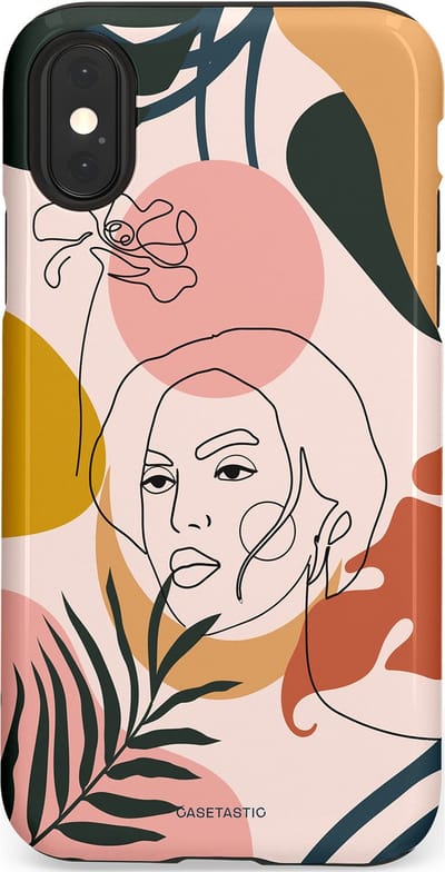 Casetastic Hoesje Geschikt voor Apple iPhone X/Xs - Stijlvolle Beschermende Duo-layer Case - Elegantie van binnen