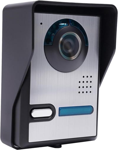 Video Deurbel Systeem - Intercom Set - Huisbeveiliging - 7 Inch Kleurenscherm - 200 Meter Bereik - Zwart