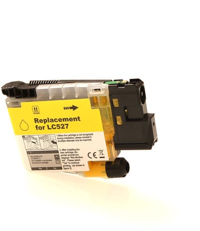 ABC huismerk inktcartridge geschikt voor Brother LC527Y geel geschikt voor MFC-J4350DW MFC-J4550DW