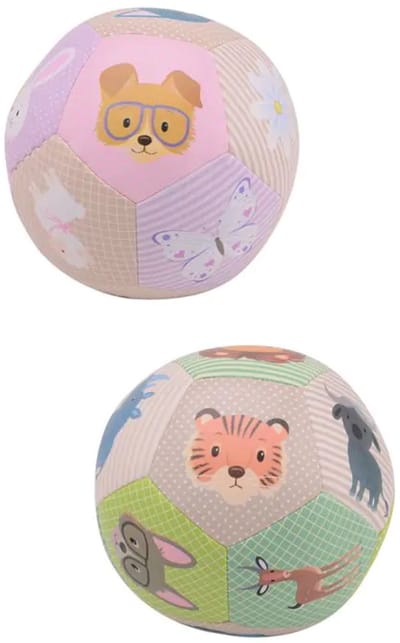 Happy World Babyspeelgoed World zachte bal Babyknuffels