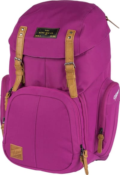 NITRO Vrije tijd rugzak Rugzak met laptopvak Urban Collection Weekender Backpack 42L Grateful Pink Paars