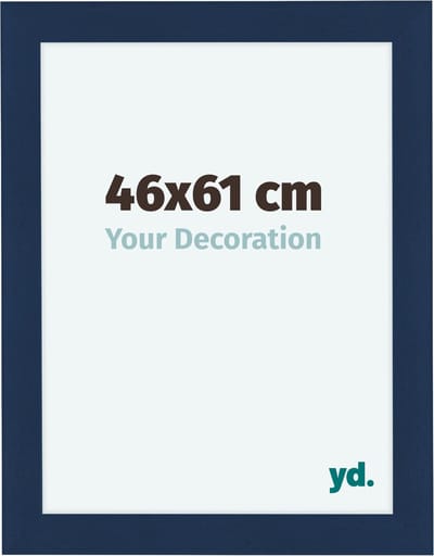 Your Decoration - Fotolijst 46x61 cm - MDF - Donkerblauw Geveegd - Como