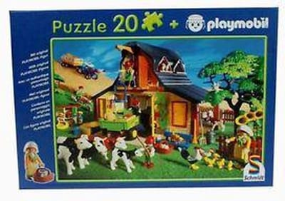 Schmidt Playmobil Boerderij - Puzzel