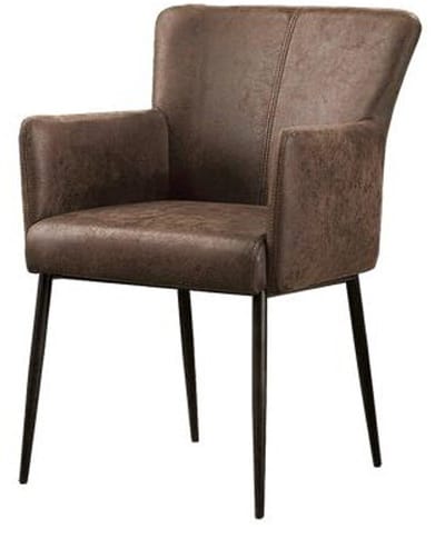 Tower Living Ibiza Armstoel - fabric Savannah dark brown