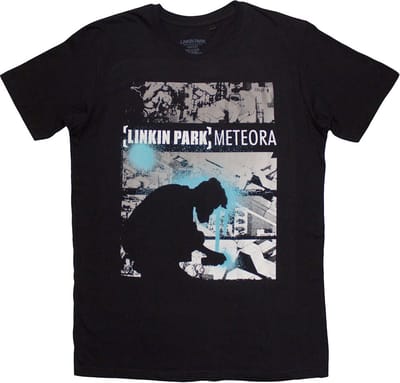 Linkin Park - Meteora Drip Collage Heren T-shirt - M - Zwart