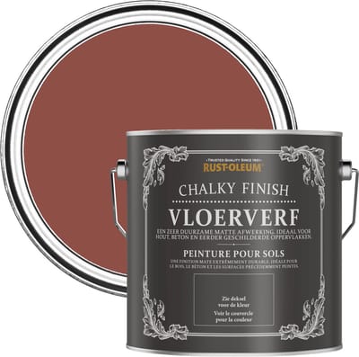 Rust-Oleum Rood Vloerverf - Baksteenrood 2,5L
