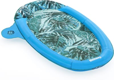 Bestway Flex 'n Fold Opblaasbare Ligstoel voor in het Zwembad of Tuin - Meerkleurig, 171 x 94 x 16 cm