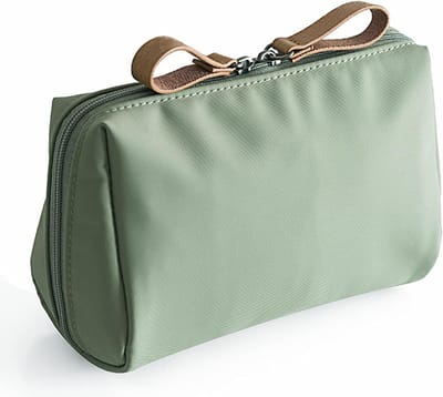 Kleine Make-up Tas voor in Handtas - Draagbaar en Stijlvol in Smaragdgroen