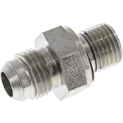 JIC  Dubbele Nippel G1/4'' X UNF 9/16''-18 Staal NBR 275bar [2 Stuks]