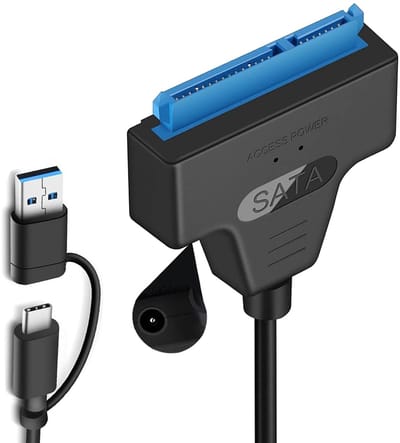 Allecto - USB 3.0 naar SATA Kabel Adapter voor 2.5" HDD/SSD - Plug & Play