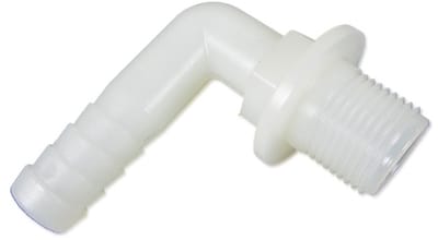 Tankaansluitstuk 3/8" - 90° slangaansluiting 13 mm