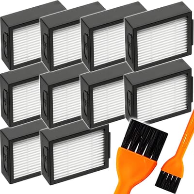 Set van 10 filters compatibel met stofzuigrobots iRobot Roomba E4, E5, E6, E7, I3, I4, I5, I6, I7, I8, J7 en J9 - hoogwaardige vervanging