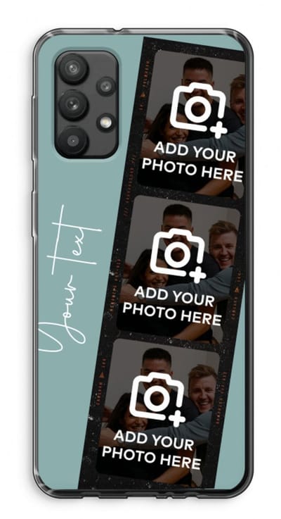 Gepersonaliseerd - Case Company® - Hoesje geschikt voor Samsung Galaxy A32 4G hoesje - Filmrol N°1 - Soft Cover Telefoonhoesje - Bescherming aan alle Kanten en Schermrand