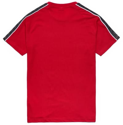 Kappa Coen Slim 222 Banda T-shirt Met Korte Mouwen Rood L Jongen