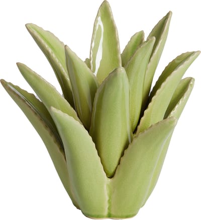 Light&living Theelicht Ø24,5x23 cm CACTUS keramiek licht groen