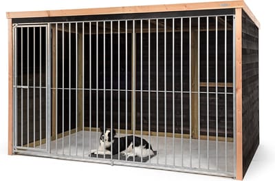 Wood Selections Hondenhok Dave - Hondenhokken en kennels - kennel - Dierenverblijf - hondenhuis- Hondenverblijf voor buiten