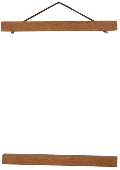 Dailygoods- Fotolijst Magnetisch - Teakhout - 30 cm - Herbruikbaar - Wanddecoratie - Sterke Magneten - Milieuvriendelijk - Posterhanger