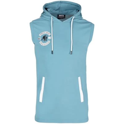 Gorilla Wear Oswego S/L Hooded T-Shirt - Blauw - S
