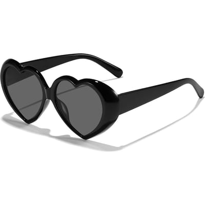 Hartvormige Zonnebril Dames Liefde Hart Zonneklepbril Dames Feest Zonneklepbril Retro UV Bescherming 400 Accessoires Other