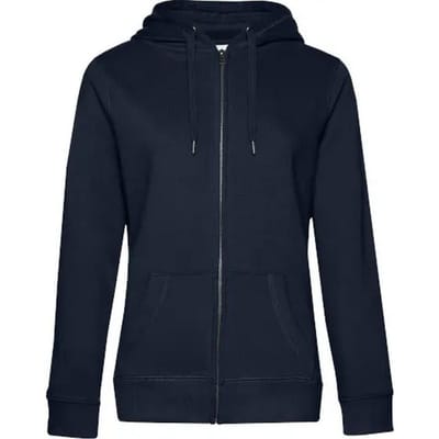 B&C Vrouwen/dames Koningin Hoodie (Marine)