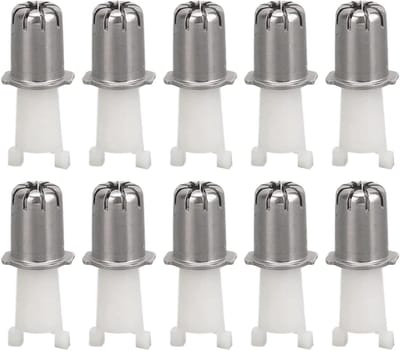 Neushaartrimmerkoppen - Universele vervangende meskoppen - voor precisiescheerbeurt - Voor veiligheidsscheermessen - Perfect cadeau voor Vaderdag (10 stuks)