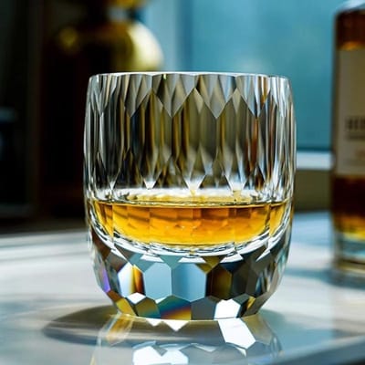 Betaalbare Luxe Diamantgeslepen Kristal Old Fashioned Glas Whiskyglas Likeur Wijn Glas Vodka Beker Waterglazen Cadeau Collectie 210ml transparant