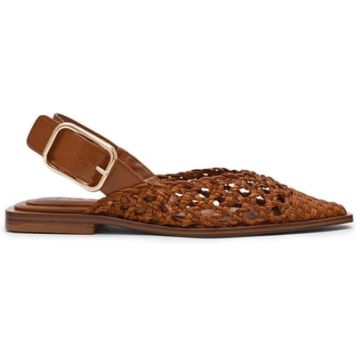 Steve Madden Shay-w Flat Shoes Cognac Taglia: 36 | Infradito Outlet | Donna