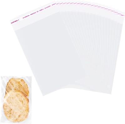 100 Stuks Herbruikbare Doorzichtige Cellofaanzakjes voor Snoep, Cadeaus en Sieraden - 10x15cm