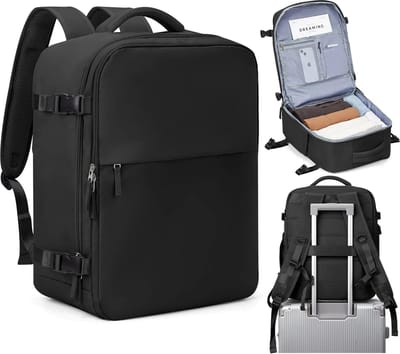 Cabin Bags - Handbagage - Reisrugzak - Cabinefougzak - Handbagage Tas - Casual - Dagrugzak - Schooltas - 40x25x20 - Zwart