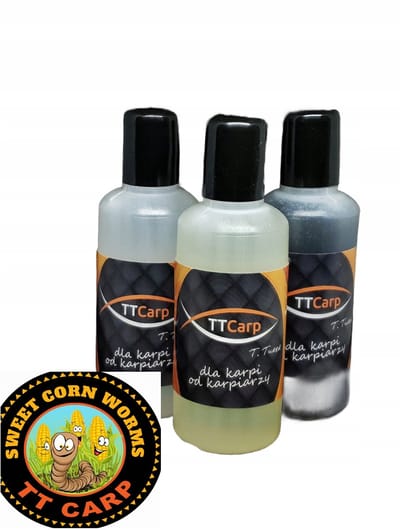 TTCarp Serie - Sportvis Hobby Geur - Smaak Słodka Kukurydza en Robaki - 100 ml
