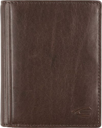 camel active Leren Portemonnee Cliff High Form Wallet Brown Bruine