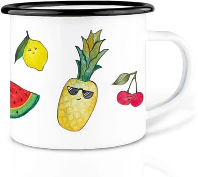 Ligarti Emaille mok Fruit – 300 ml