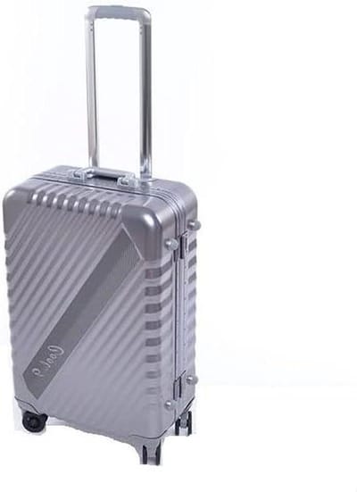 Reiskoffer Aluminium - Handbagage Trolley - Veilig Reizen - TSA Combinatieslot - 36 Liter - Donkergrijs