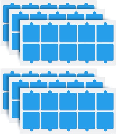 Dailygoods- Montagetape Dubbelzijdig Heavy Duty - 60 Stuks - Transparant - Voor Muur - Akoestische Panelen - 1,4 x 1,4 inch - Hechttape