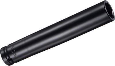 Diepe Impact Steeksleutel 19mm 1/2" Aandrijving - CR-V Staal, Ronde Hoek Ontwerp, 6-Punt voor Schroefinstallatie en Mechanisch Werk
