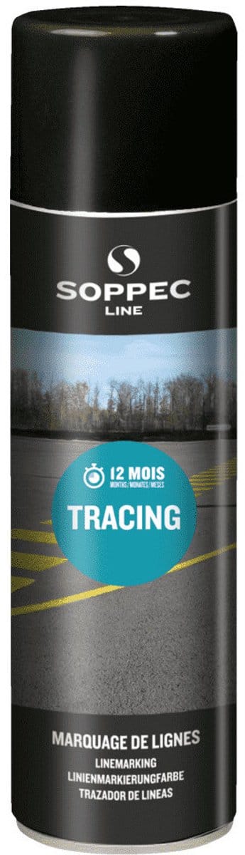 Soppec Tracing markeerverf, zwart, 500 ml