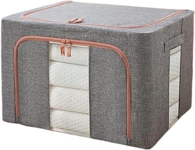 Opbergzakken Set - Opbergers Kleding - Ruimte Besparen - Volledig Ademend - 40x30x20 cm - Grijs