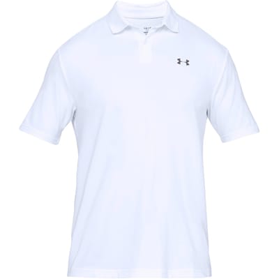 Under Armour Performance 2.0 Polo Heren-Wit,Zilver
