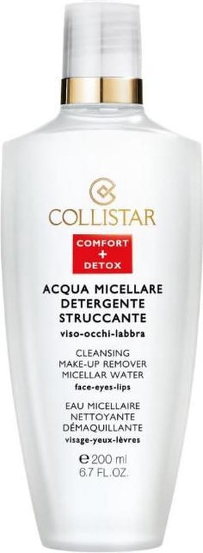 Collistar, Aacqua Micellare Reinigend Make-up Remover, Make-up Verwijderend, Micellair Water, Voor Alle Huidtypen, 400 ml