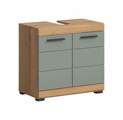 Scout wastafelmeubel salie MDF TZ Artisan eiken NB - 34x60x56cm