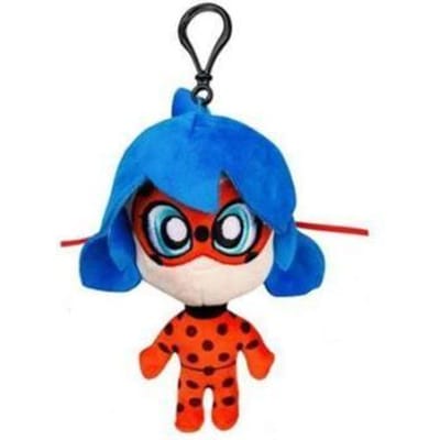 Miraculous pluche clip-on 13cm - Lady Bug