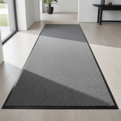 Deurmat grijs - 90x90 cm - Absorberend - JYG Cleanwash